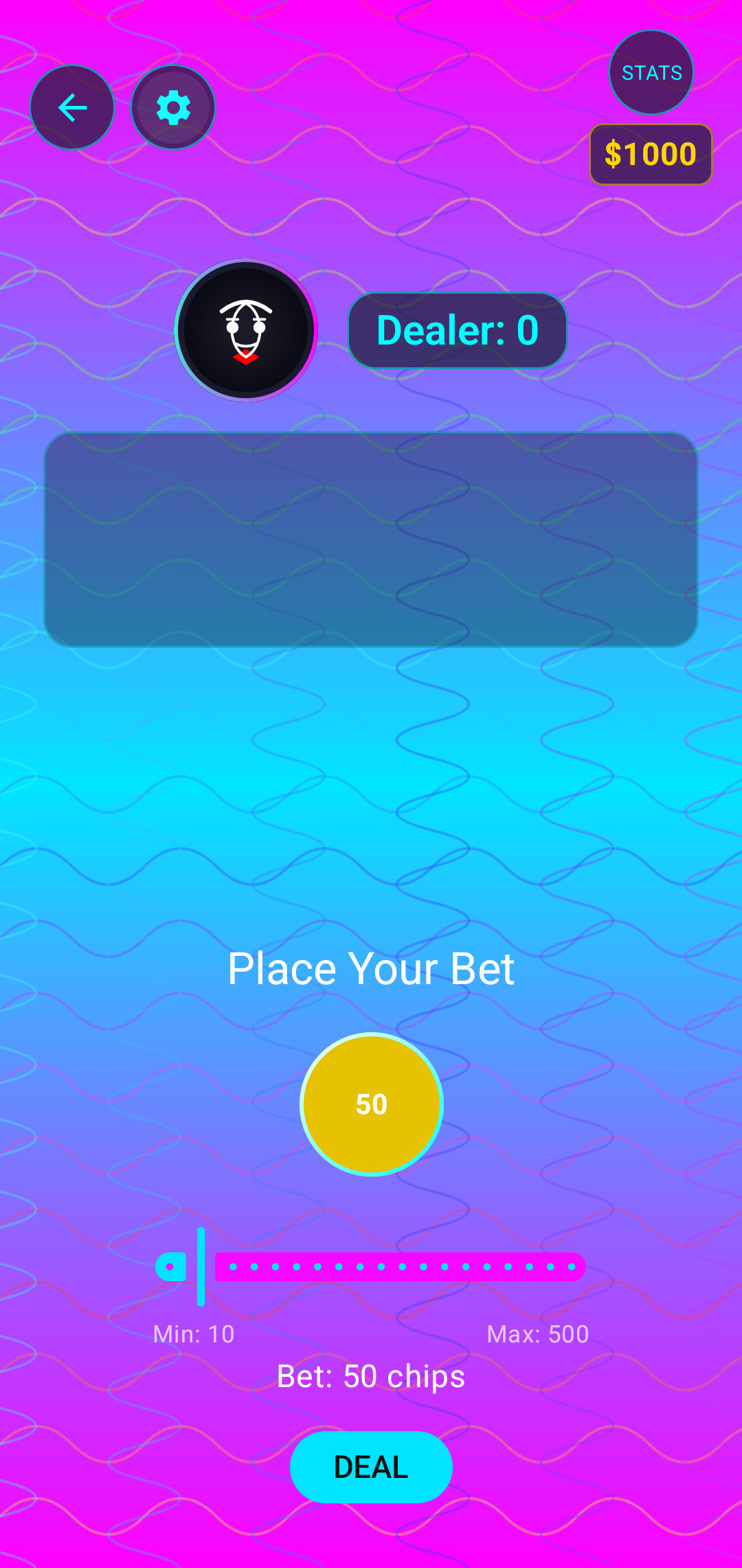 Placing Bet